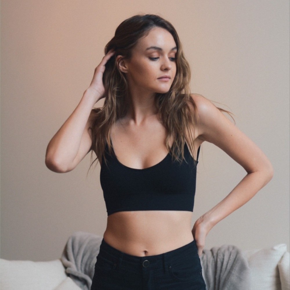Last 1 M/L then sold out🌟 New Low Back Seamless Bralette - Picture 4 of 6